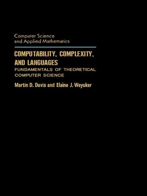 cover image of Computability, Complexity, and Languages